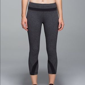 Lululemon Inspire Crops Herringbone